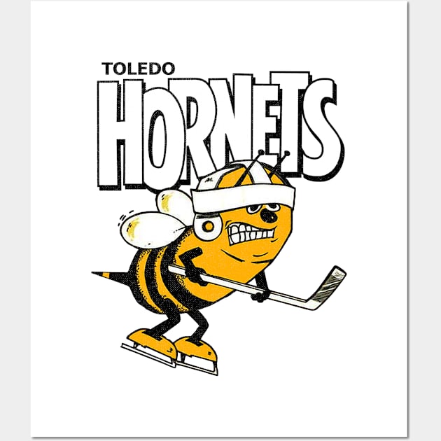 DEFUNCT - Toledo Hornets Hockey Wall Art by LocalZonly